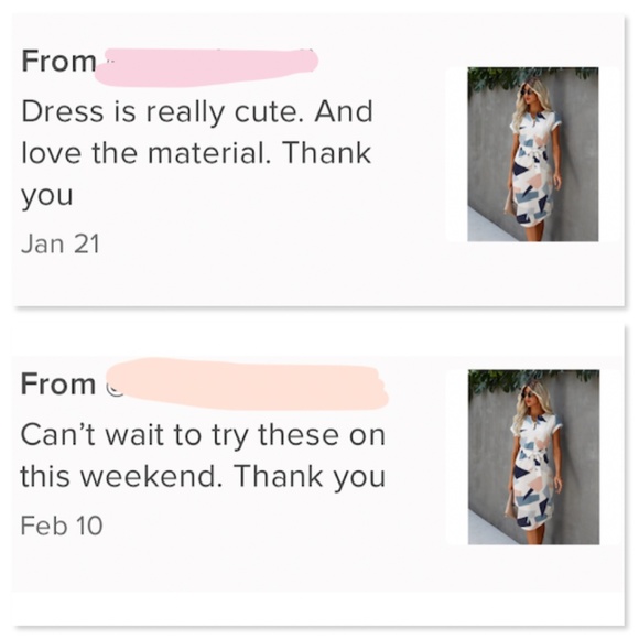 Printed Belted Midi Dress White Blue Geometric Short Sleeve V-Neck Bodycon - Picture 5 of 9